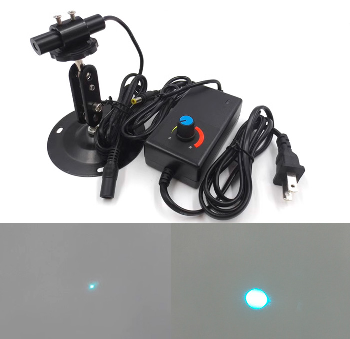 488nm 60mW Ultra-small Circular Spot Blue Laser Module Φ12*50mm/Φ16*82mm - Click Image to Close